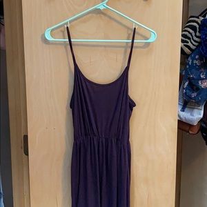 Maxi purple dress